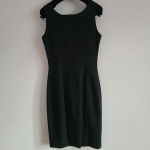 Vintage 90's Black Sleeveless Cocktail Mini Dress Size 2